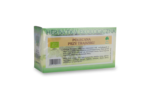 HERBATKA POLECANA PRZY TRĄDZIKU BIO (25 x 2 g) 50 g - DARY NATURY